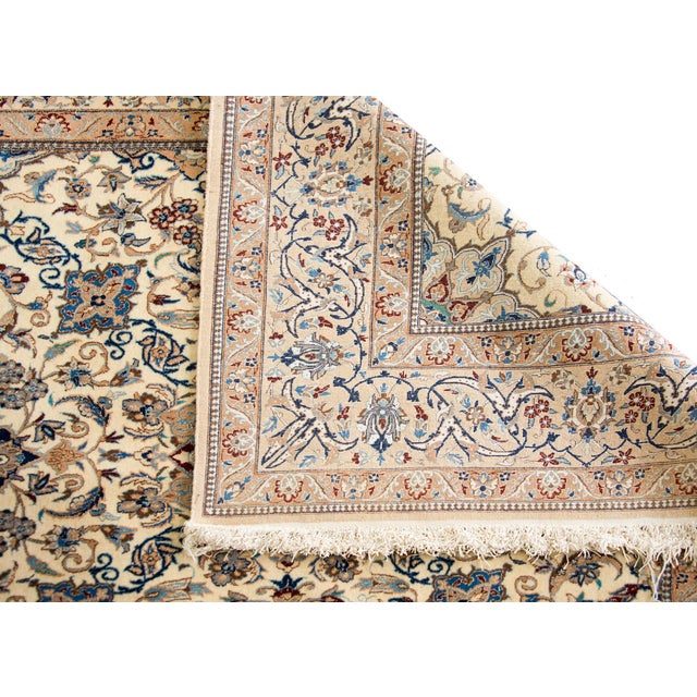 Persian Vintage Persian Kashan Rug For Sale - Image 3 of 14