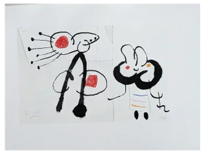 Joan Miro, Enfance d'Ubu IX, Lithograph, 1972