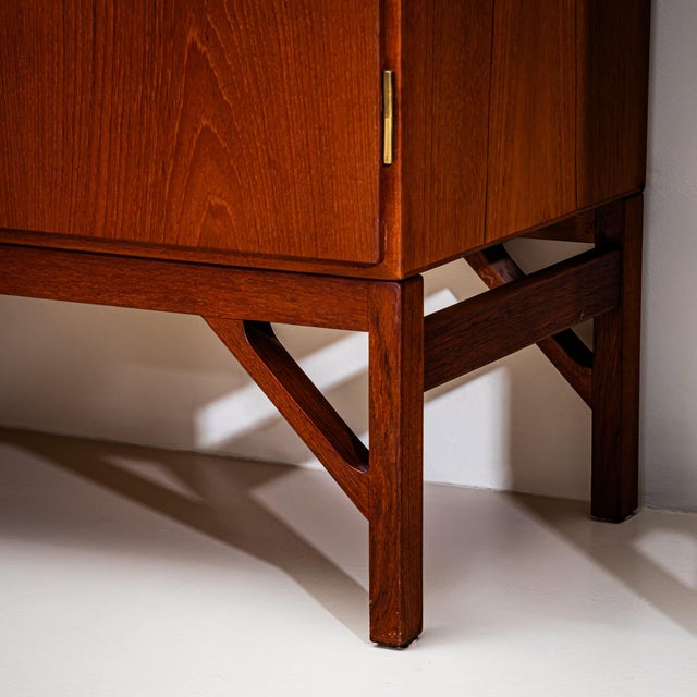 Brown Pair of Sideboards, Model 232 by Børge Mogensen for FDB Møbler, Denmark, 1960s For Sale - Image 8 of 13