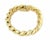 Contemporary Mid 20th Century San Marco Italy 14k Yellow Gold Macaroni Link Bracelet For Sale - Image 3 of 8