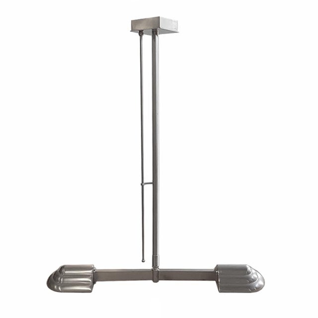 Metal Italian Streamline Pendant Lamp For Sale - Image 7 of 7