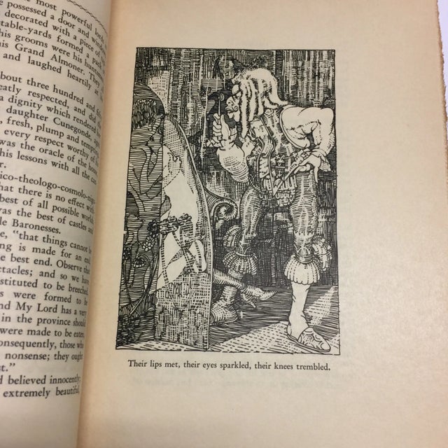 Paper 1930 Candide Book by Voltaire For Sale - Image 7 of 10