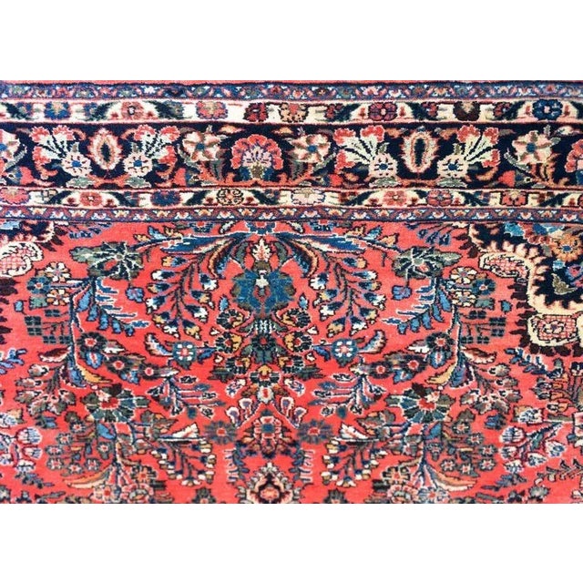 Textile Early 20th Century Persian Dargazin Rug For Sale - Image 7 of 12