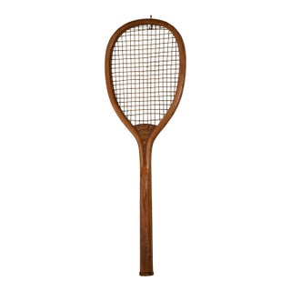 Late 19th Century Wright and Ditson Tennis Racquet For Sale