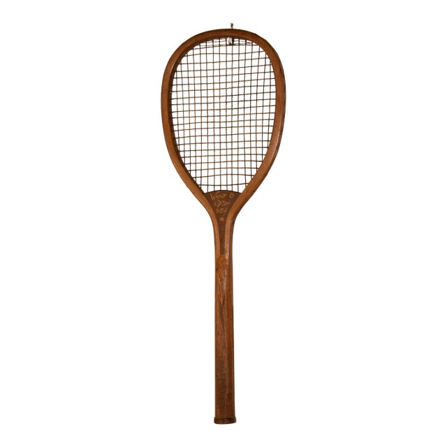 Late 19th Century Wright and Ditson Tennis Racquet For Sale