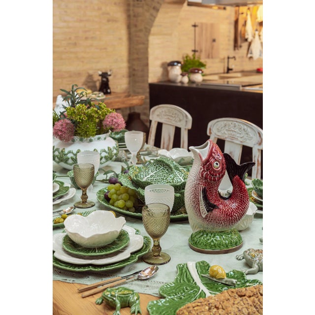 Bordallo Pinheiro Cabbage Tureen 67 oz, Green For Sale - Image 4 of 6