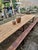 Antique French Folding Dining Table with Benches in Pine and Chestnut, 1890s, Set of 3 For Sale - Image 10 of 18