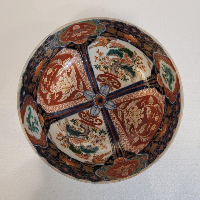Early 19th Century Imari Porcelain Bowl, Japan For Sale - Image 11 of 18