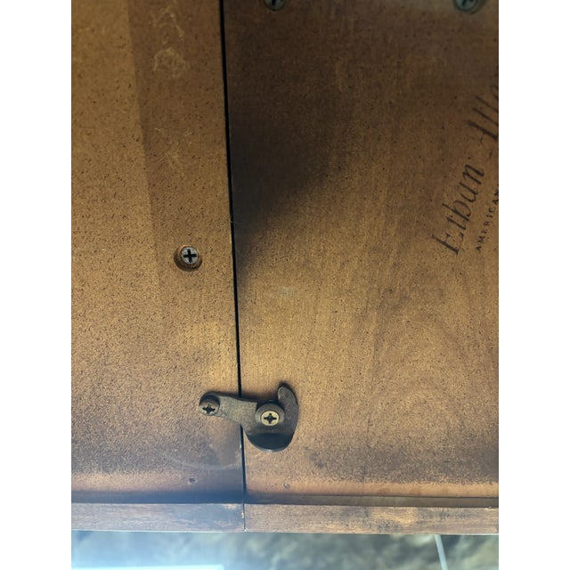 Vintage Ethan Allen American Traditional Birch and Maple Drop Leaf Dining Table For Sale - Image 9 of 13