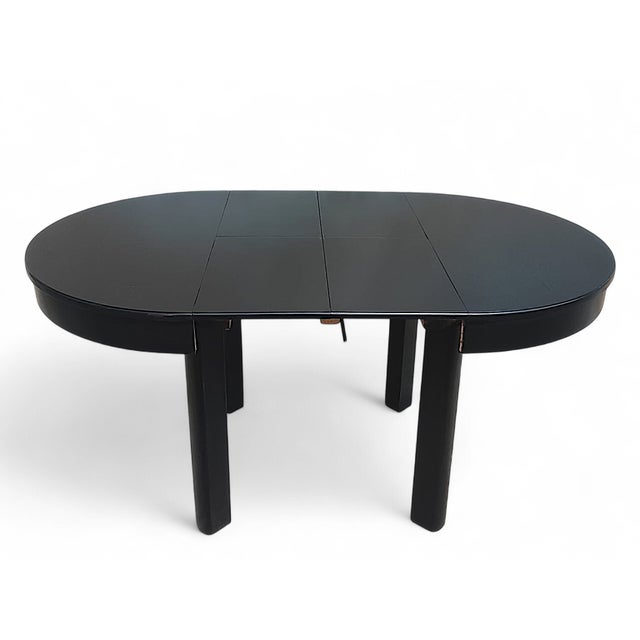 Boho Chic Art Deco Extendable Table in Bog Oak from Ruscheweyh, Germany, 1920s For Sale - Image 3 of 8
