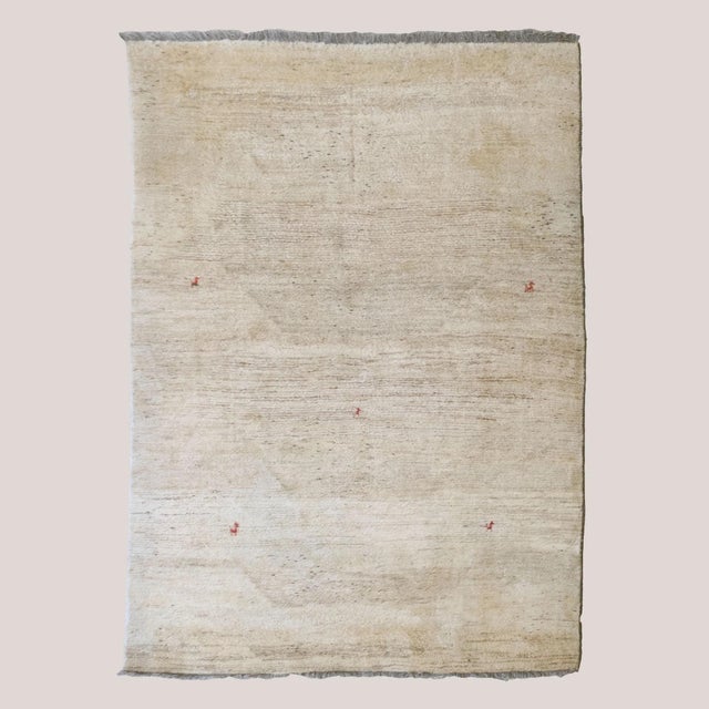 Vintage Middle Eastern Gabbeh Rug in Hand-Knotted Wool, 1960s For Sale - Image 6 of 6