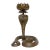 19th Century Anglo, Indian Engraved & Jeweled Bronze Cobra Candlestick For Sale