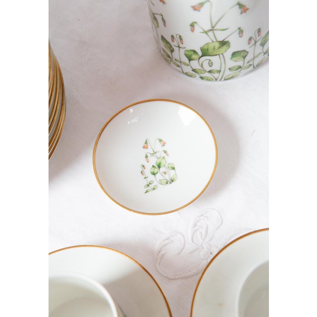 1980s Linnaea Borealis Porcelain Coffee Set from Hackefors, 1970, Set of 38 For Sale - Image 5 of 11