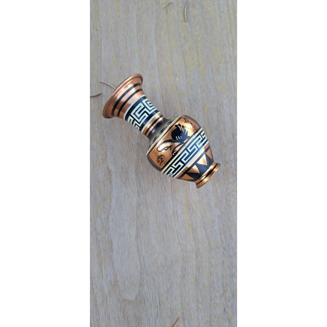 1950s Copper Hand Painted Mini Base Orseie #3 For Sale - Image 6 of 6