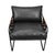 2020s Leather Strap Easy Chair For Sale - Image 5 of 9