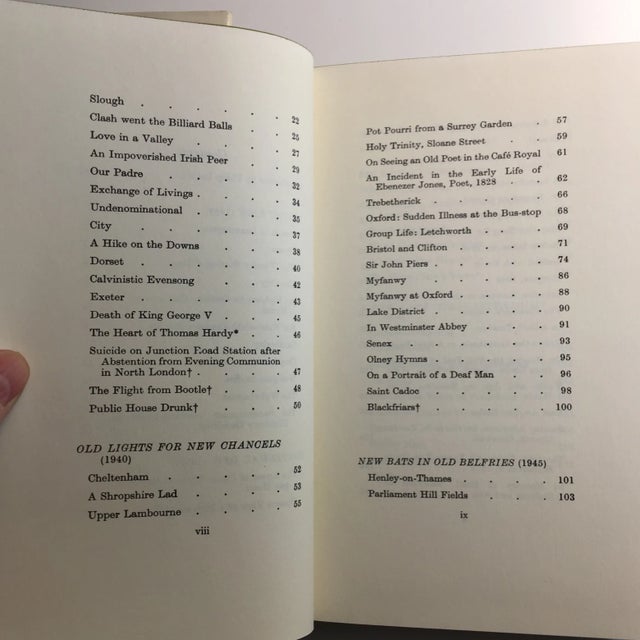 John Betjeman Collected Poems 20th Century American Poetry Set of 2 For Sale - Image 9 of 11