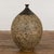 Large Prem Collection Hand Crafted Artisan Vase with Black and Brown Décor For Sale - Image 4 of 12