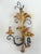 Large Florentine Hollywood Regency Wall Lamp, Italy, 1970s For Sale - Image 4 of 11