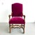 Late 19th Century Louis XIII Style Pair of Os De Mouton Arm Chairs, 1890's. For Sale - Image 5 of 7