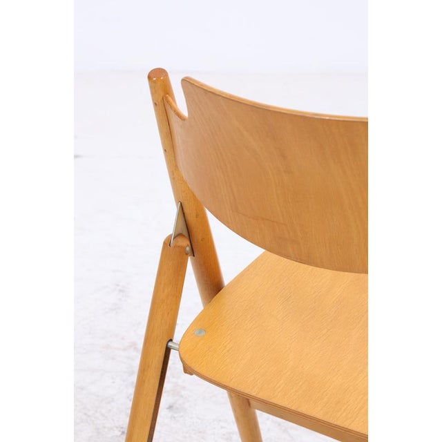 SE 18 Folding Chairs by Egon Eiermann for Wilde + Spieth, Set of 4 For Sale - Image 10 of 17