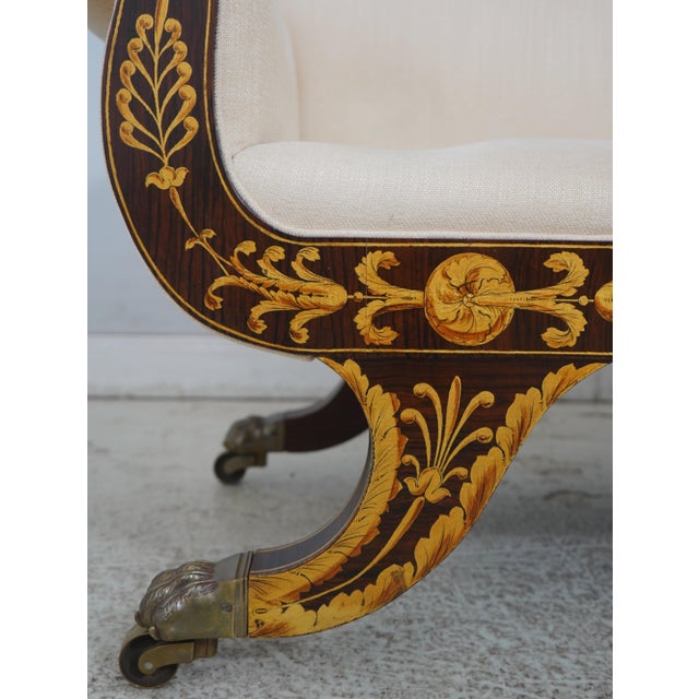 Fine Quality Vintage Baltimore Grecian Style Sofa Settee For Sale - Image 11 of 18