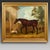 A large English equestrian oil painting attributed to John Nost Sartorius Jr., depicting a horse within a traditional...