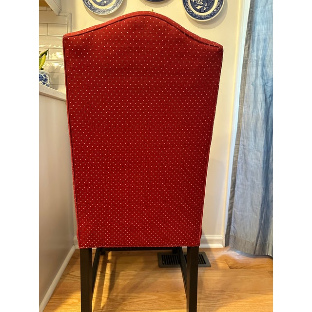 Pottery Barn Pottery Barn Upholstered Solid Back Dining Chair For Sale - Image 4 of 5