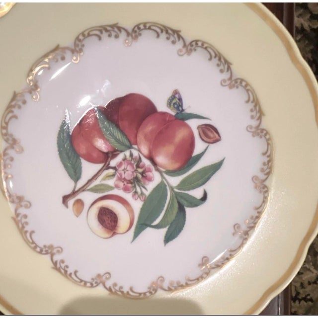 Set of 4 beautiful Limoge plates. From the Romance Collection. In perfect condition.