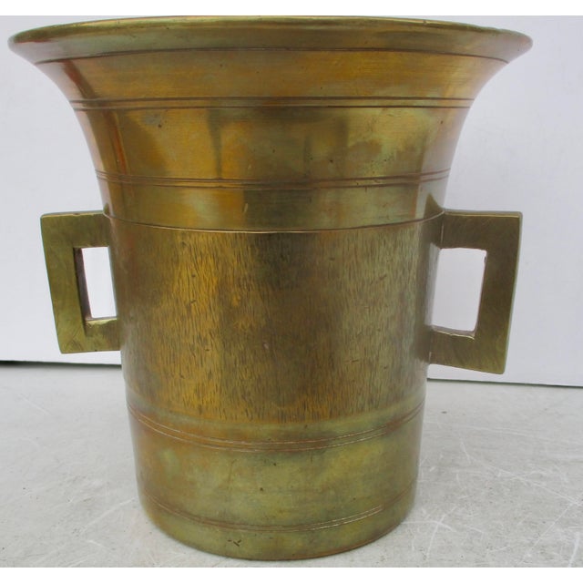Antique Bronze Mortal and Pestal For Sale In New York - Image 6 of 7