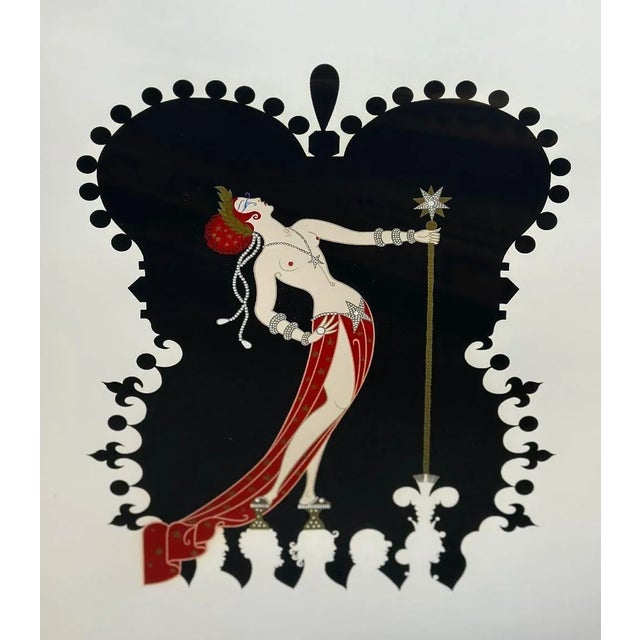White Set of 7 Erté Lithographs of the Seven Deadly Sins, 1982 For Sale - Image 8 of 12
