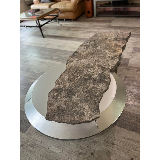 1990s Vintage Gurami Designs Original Sculptural Mixed-Media Coffee Table - A Functional Art Masterpiece For Sale - Image 5 of 10