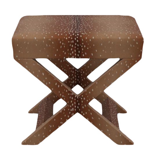 X Bench in Antelope Chairish