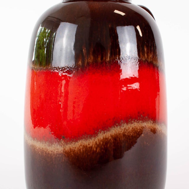 Vintage West German Ceramic Vase from Scheurich, 1970s For Sale - Image 10 of 14