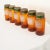 French Amber Glass Storage Containers - Set of 6 For Sale - Image 9 of 13