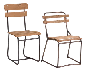 Set of Vintage Outdoor Chairs, 1920