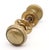 Traditional Cast Brass 2 In. Beaded Door Knobs For Sale - Image 4 of 6