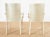 Wood Set of Six Karl Springer Jmf Silver Leaf Dining Chairs For Sale - Image 7 of 13