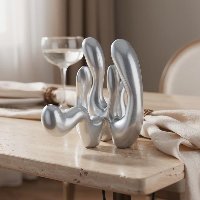 Abstract Hold the Light - Silver Edition For Sale - Image 3 of 3