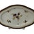 Antique 18th C. Caughley Salopian Porcelain Dresden Flowers 9" Oval Dish Made in England c. 1785–1790. Approximately 1...