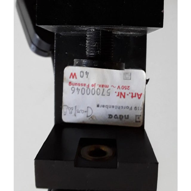 Adjustable Chrome and Black Plastic Clamp Table Lamp from Näve, 1980s For Sale - Image 3 of 9