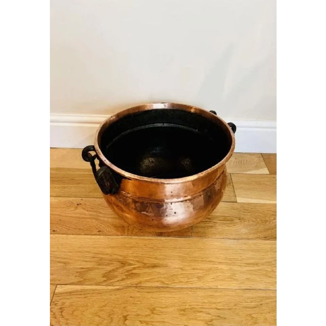 George III Copper Pot, 1800s For Sale - Image 3 of 7