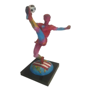 1994 Peter Max World Cup Bronze Sculpture