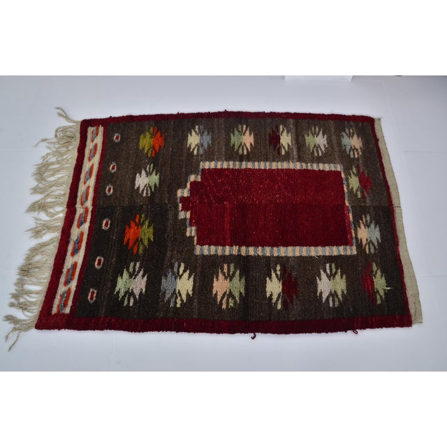 Handmade wool carpet in Turkish Anatolia , Vintage Oushak Rug,Turkish Vintage Anatolian Rug, Handmade wool Rug . One Of...