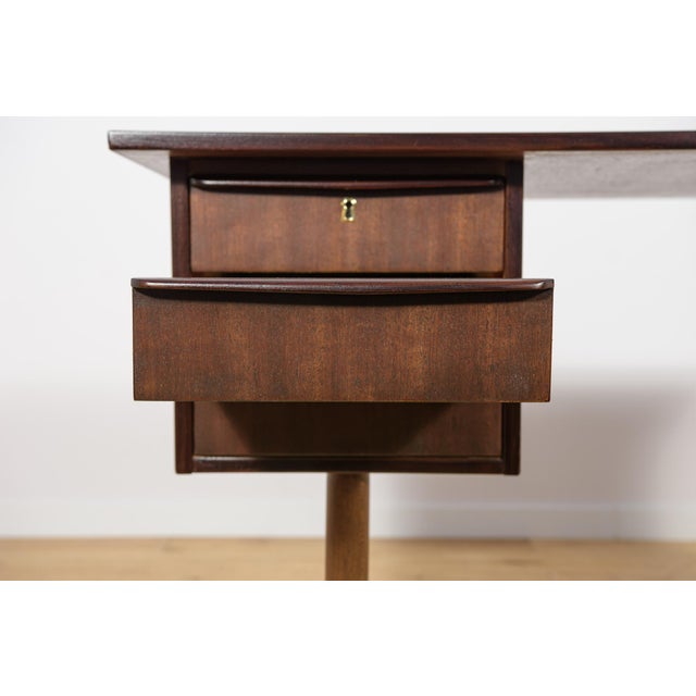 Mid-Century Compact Freestanding Desk, Denmark, 1960s For Sale - Image 11 of 14