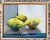 Vintage Impressionist Oil on Canvas Still Life of Lemons. For Sale - Image 9 of 10