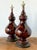 Vintage Boho Chocolate Glazed Ceramic Lamps - A Pair For Sale In West Palm - Image 6 of 12