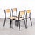 French Model 510 Stacking School Dining Chair from Mullca, 1950s For Sale - Image 9 of 18
