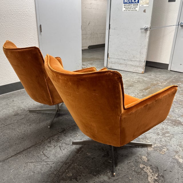 2010s Four Hands Jacob Swivel Chairs, Pair For Sale - Image 5 of 12