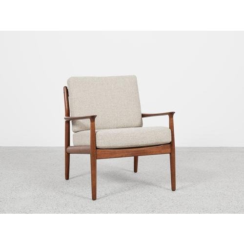 Midcentury Modern Danish Easy Chair in Teak by Svend Aage Eriksen for Glostrup, 1960s For Sale - Image 12 of 12