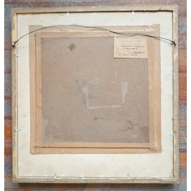 Early 20th Century American Gouache Painting by Albert Hemeryck For Sale - Image 9 of 10